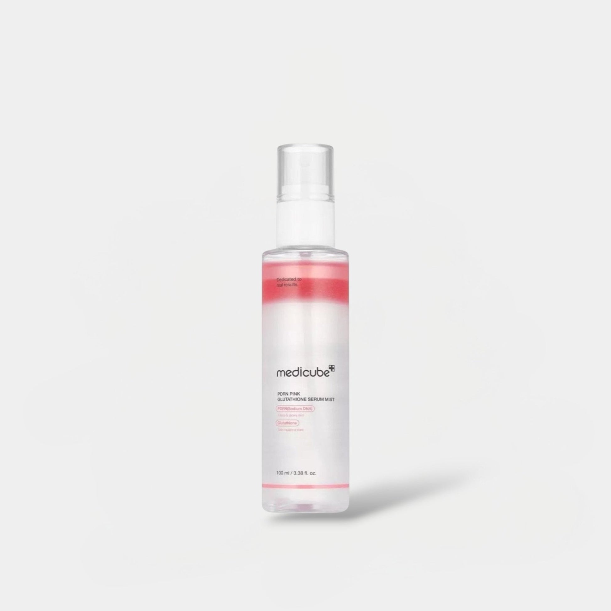 Medicube PDRN Pink Glutathione Serum Mist 100ml ميديكوب PDRN رذاذ مصل الجلوتاثيون الوردي - Princess Cosmetics Qatar