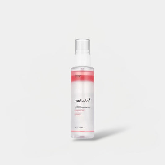 Medicube PDRN Pink Glutathione Serum Mist 100ml ميديكوب PDRN رذاذ مصل الجلوتاثيون الوردي - Princess Cosmetics Qatar