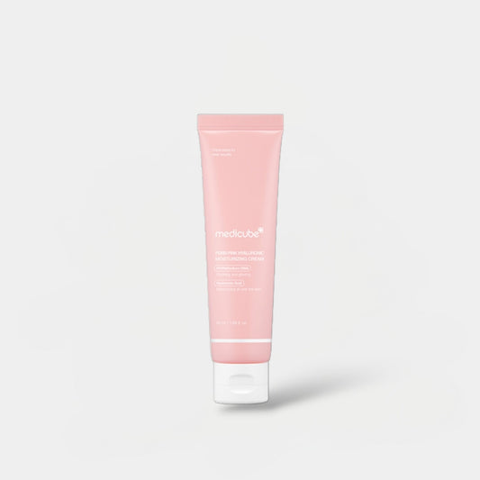 Medicube PDRN Pink Hyaluronic Moisturizing Cream 50ml كريم ترطيب الهيالورونيك الوردي من ميديكيوب PDRN - Princess Cosmetics Qatar