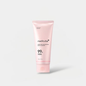 Medicube PDRN Pink Niacinamide Whip Cleanser 120g منظف البشرة ميديكيوب بي دي آر إن الوردي بالنياسيناميد - Princess Cosmetics Qatar