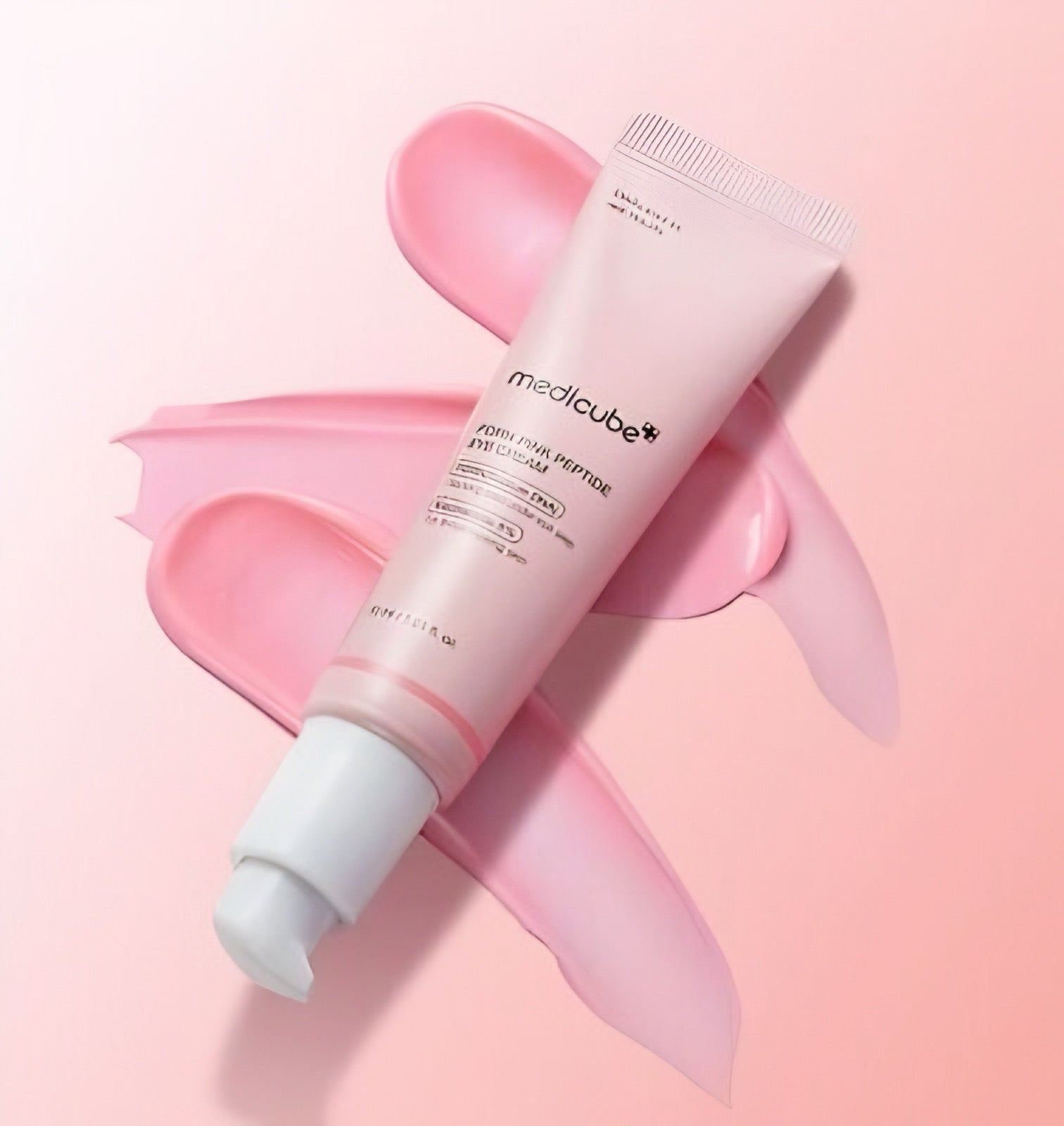 Medicube PDRN Pink Peptide Eye Cream 30ml كريم العيون الوردي الببتيد من ميديكيوب PDRN - Princess Cosmetics Qatar