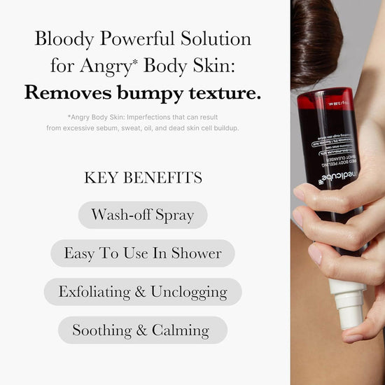Medicube Red Acne Body Peeling Shot 110g حقنة تقشير الجسم من ميديكيوب ريد لعلاج حب الشباب - Princess Cosmetics Qatar