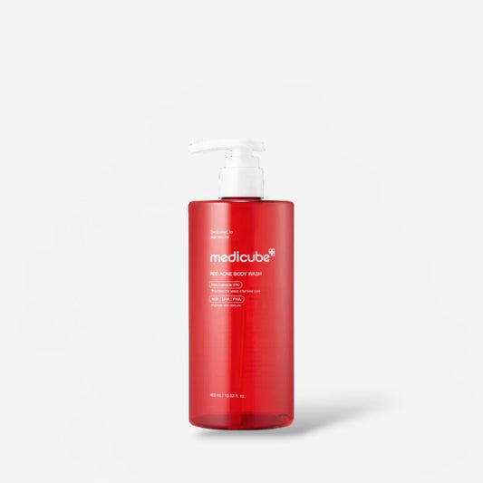 Medicube Red Acne Body Wash 3.0 400ml غسول الجسم ميديكوب ريد لعلاج حب الشباب 3.0 - Princess Cosmetics Qatar