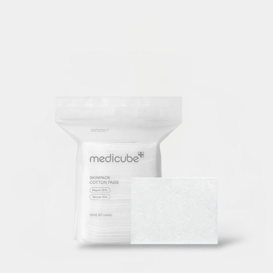 Medicube Skin Pack Cotton Pads (60 Pads) ضمادات قطنية من مجموعة ميديكيوب للبشرة - Princess Cosmetics Qatar