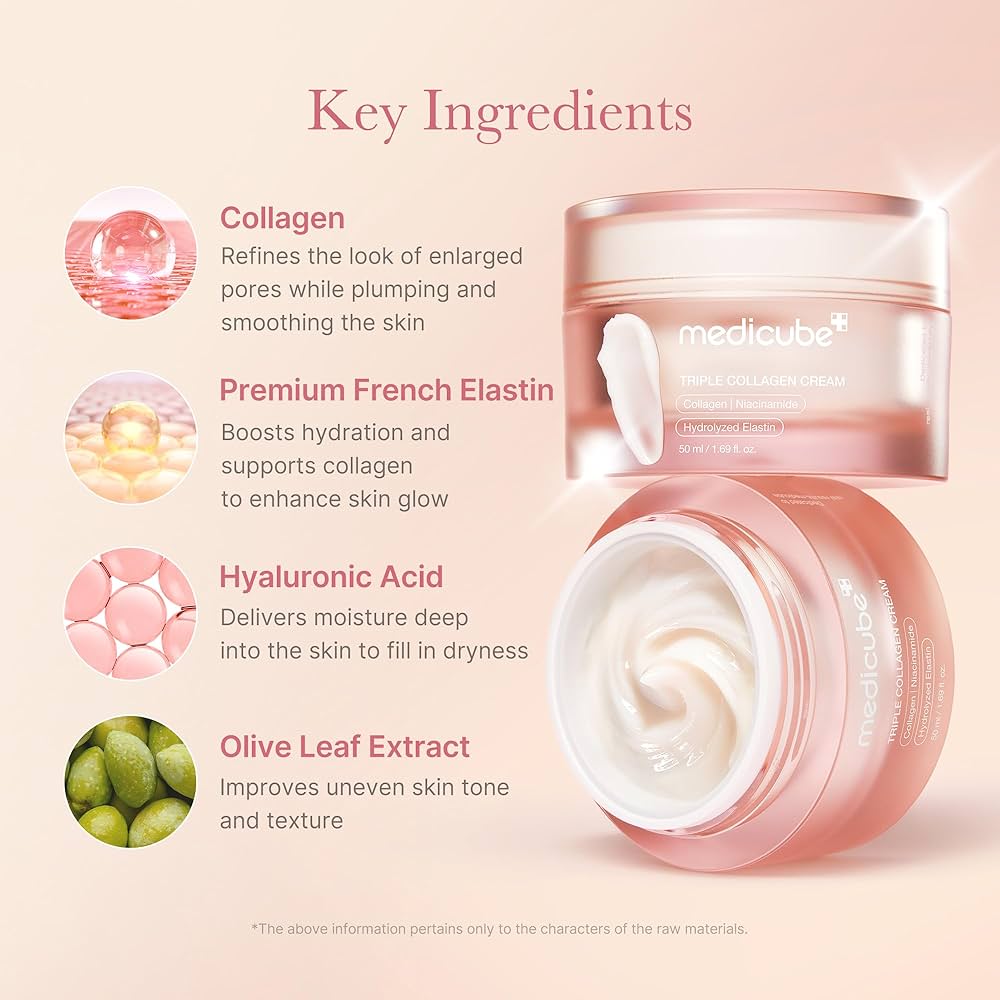 Medicube Triple Collagen Cream 4.0 50ml كريم الكولاجين الثلاثي ميديكيوب - Princess Cosmetics Qatar