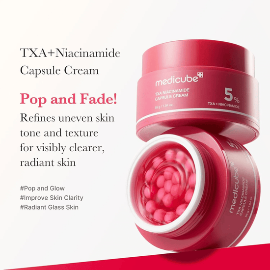 Medicube TXA Niacinamide Capsule Cream 55g كريم كبسولة نياسيناميد من ميديكيوب TXA - Princess Cosmetics Qatar