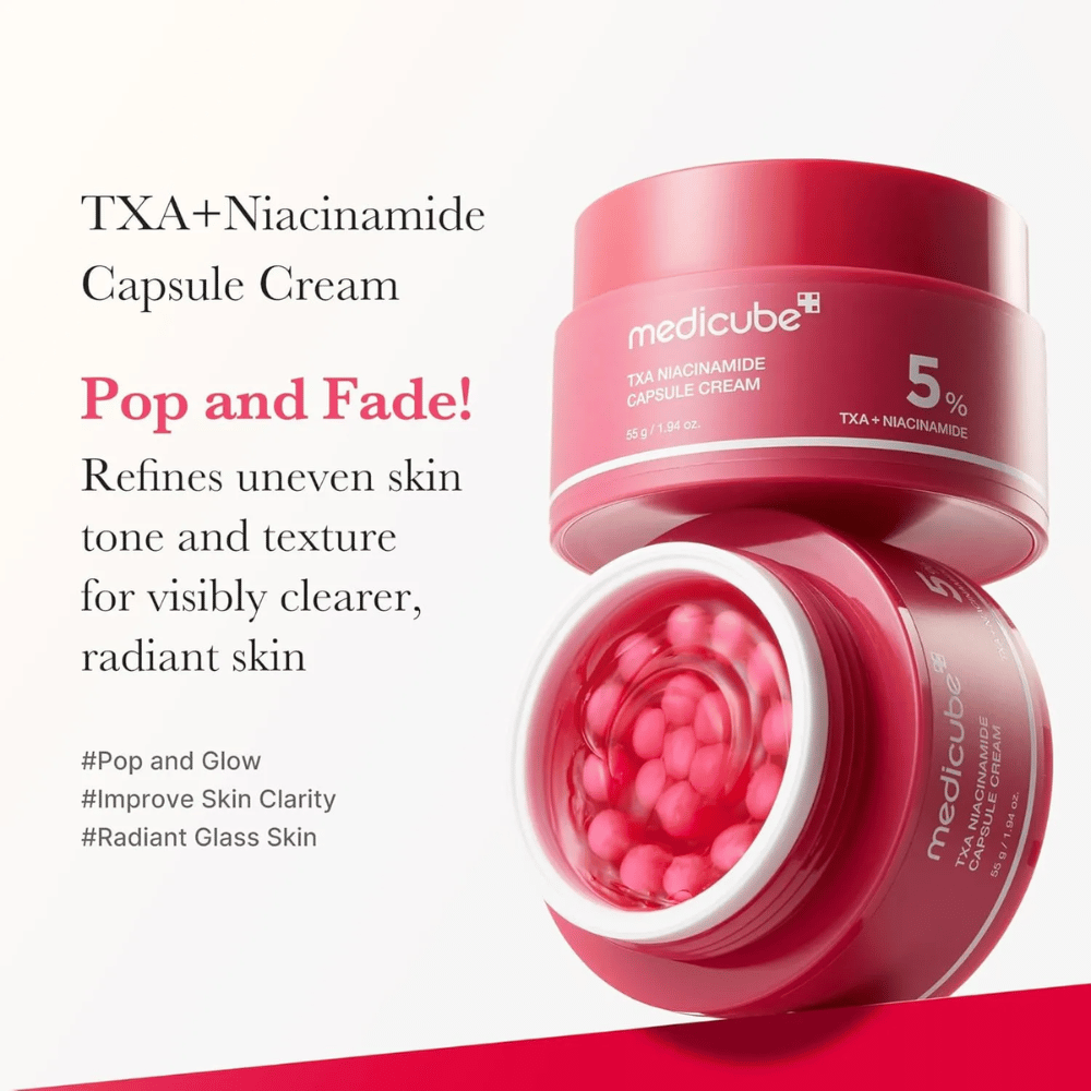 Medicube TXA Niacinamide Capsule Cream 55g كريم كبسولة نياسيناميد من ميديكيوب TXA - Princess Cosmetics Qatar