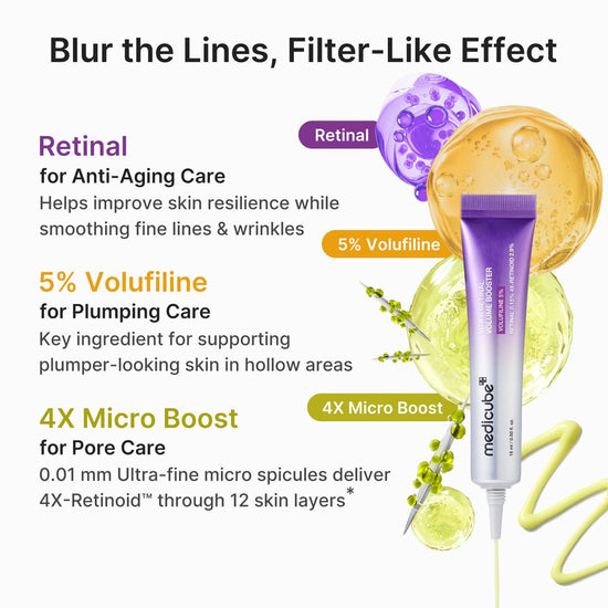 Medicube Vita A Retinal Volume Booster 15ml ميديكوب فيتا أيه ريتينال فوليوم بوستر - Princess Cosmetics Qatar