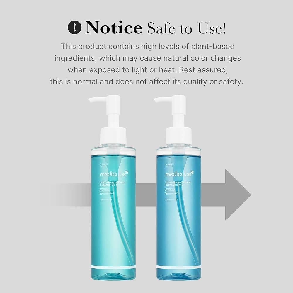 Medicube Zero Pore Blackhead Deep Cleansing Oil 205ml زيت ميديكوب زيرو بور لتنظيف الرؤوس السوداء بعمق - Princess Cosmetics Qatar