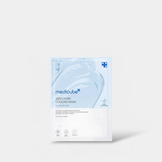 Medicube Zero Pore Cooling Mask 27g (1 Sheet) قناع تبريد المسام من ميديكيوب - Princess Cosmetics Qatar