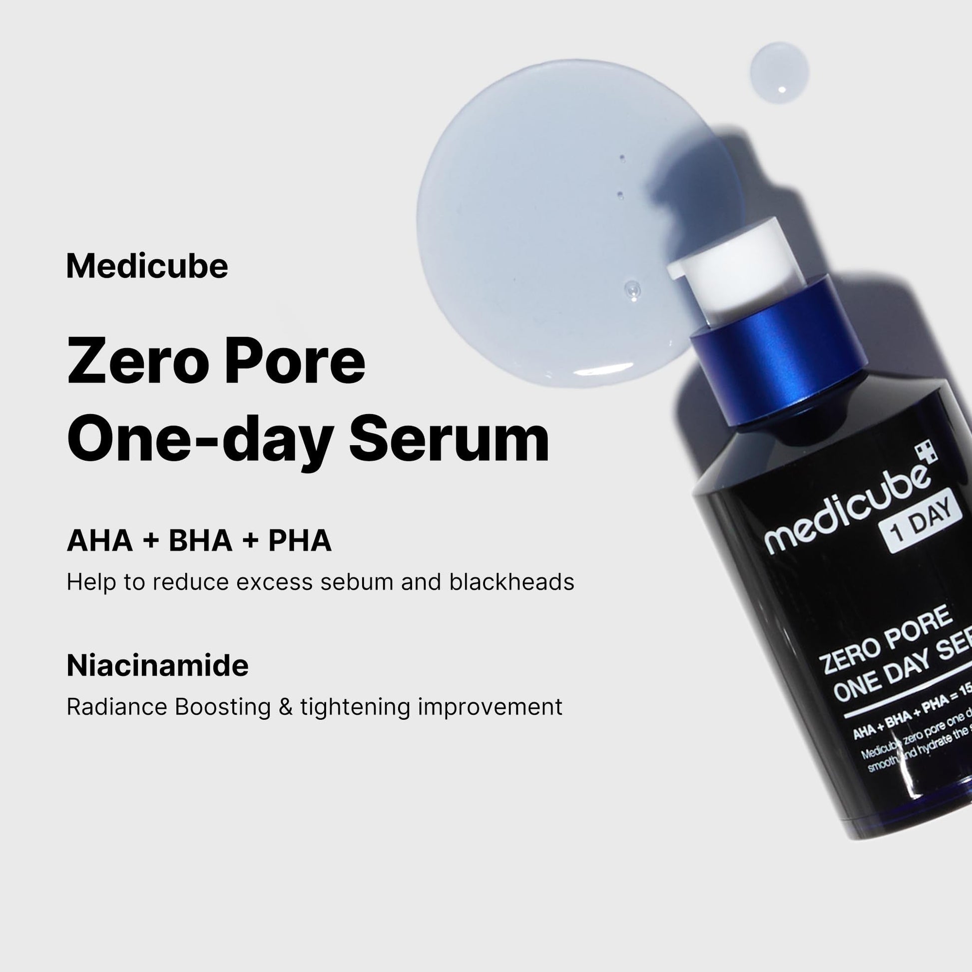 Medicube Zero Pore One Day Serum 30ml سيروم ميديكيوب زيرو بور ليوم واحد - Princess Cosmetics Qatar