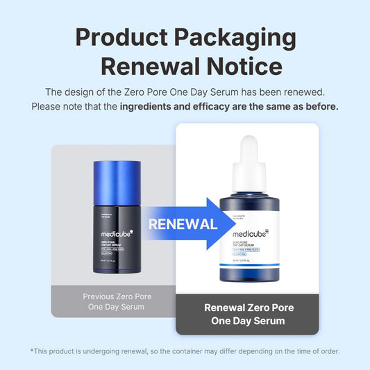 Medicube Zero Pore One Day Serum 30ml سيروم ميديكيوب زيرو بور ليوم واحد - Princess Cosmetics Qatar