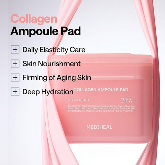 Mediheal Collagen Ampoule Pad (100 pads) ميديهيل الكولاجين أمبولة وسادة - Princess Cosmetics Qatar