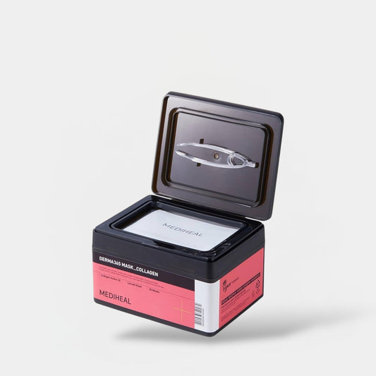 Mediheal Dema 365 Collagen Sheet Mask (30 Sheets) قناع ميدي هيل ديرما 365 بالكولاجين - Princess Cosmetics Qatar