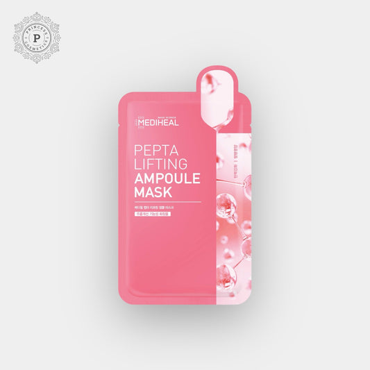 Mediheal Pepta Lifting Ampoule Mask (1 Sheet). Mediheal بيبتا رفع قناع أمبولة - Princess Cosmetics Qatar