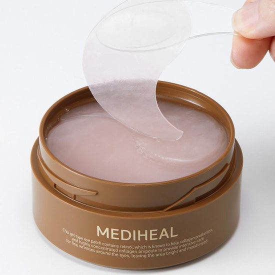 Mediheal Retinol Collagen Eye Patch (60 Patch). ميديهيل ريتينول كولاجين رقعة العين - Princess Cosmetics Qatar