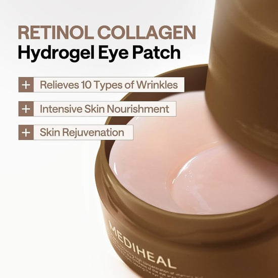 Mediheal Retinol Collagen Eye Patch (60 Patches) ميديهيل ريتينول كولاجين رقعة العين - Princess Cosmetics Qatar