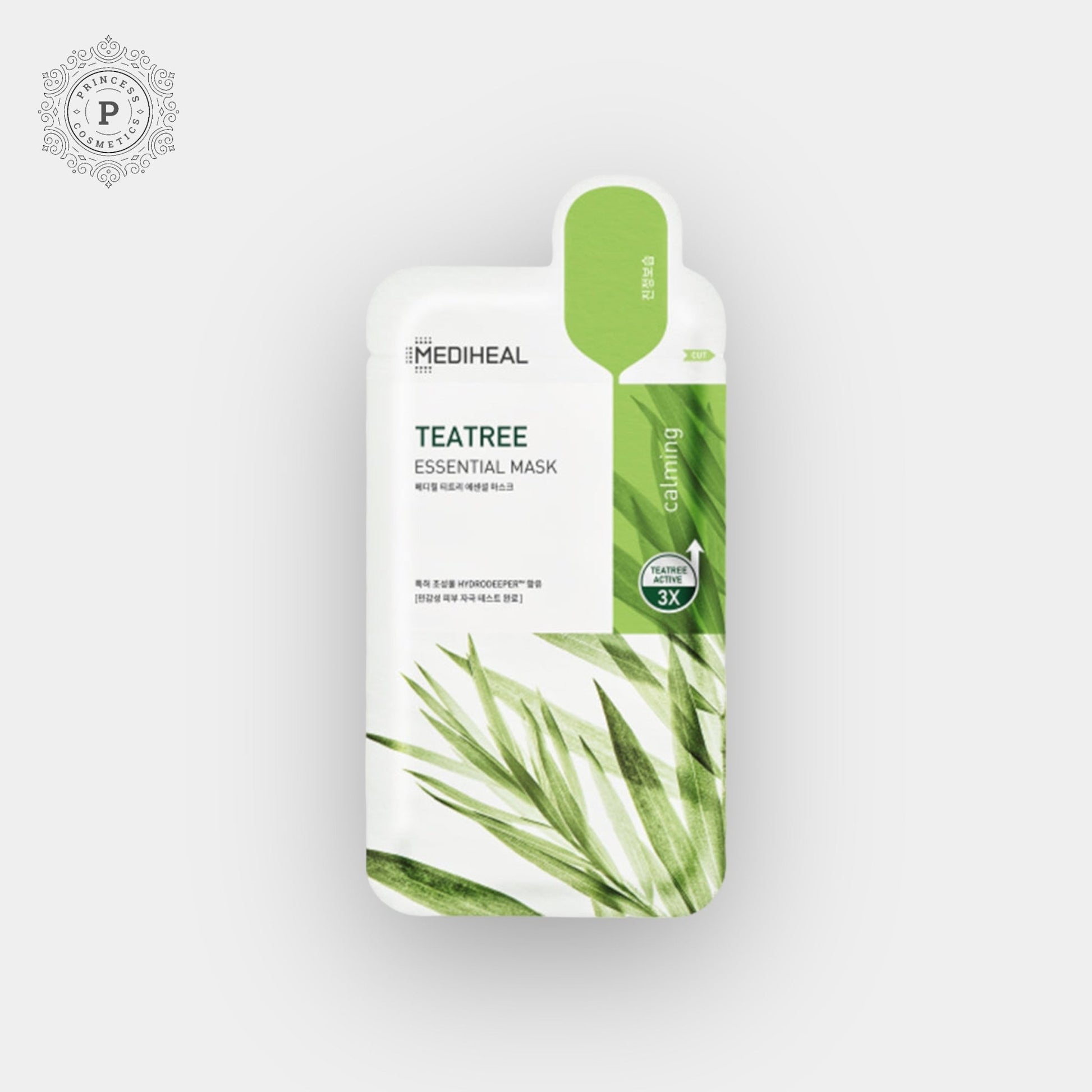 Mediheal Tea Tree Essential Mask. قناع شجرة الشاي الأساسي من ميديهيل - Princess Cosmetics Qatar