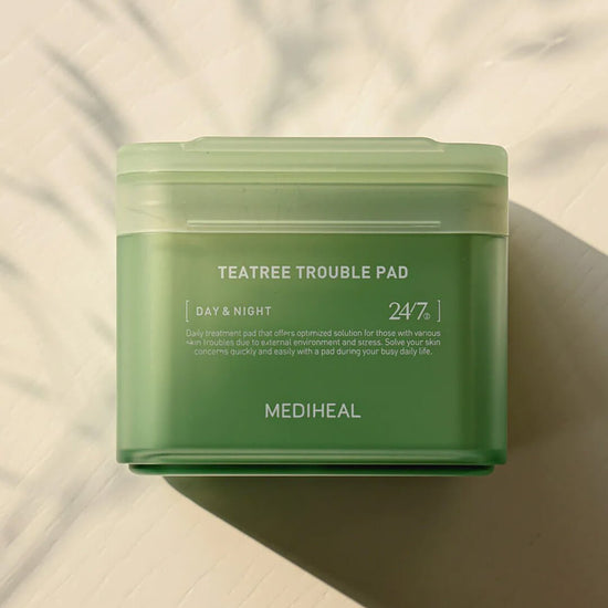 Mediheal Tea Tree Trouble Pad (100 pads). ميديهيل شجرة الشاي المتاعب الوسادة - Princess Cosmetics Qatar