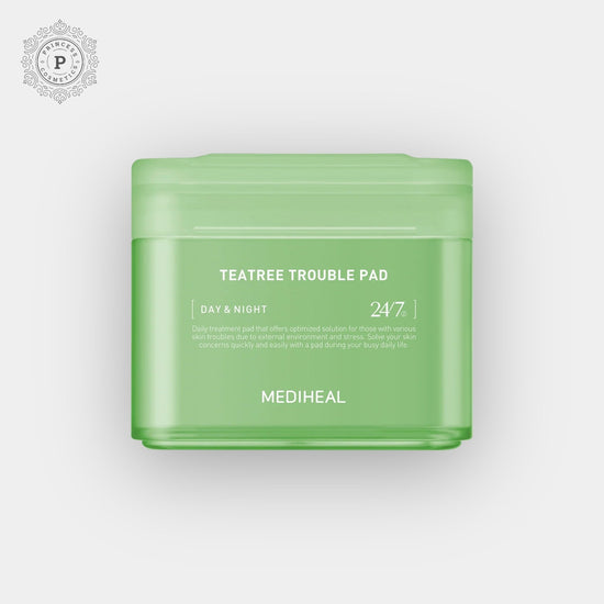 Mediheal Tea Tree Trouble Pad (100 pads). ميديهيل شجرة الشاي المتاعب الوسادة - Princess Cosmetics Qatar