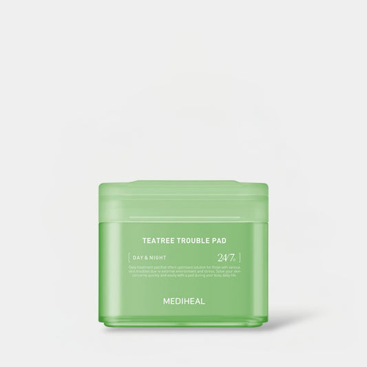 Mediheal Tea Tree Trouble Pad (100 pads) ميديهيل شجرة الشاي المتاعب الوسادة - Princess Cosmetics Qatar