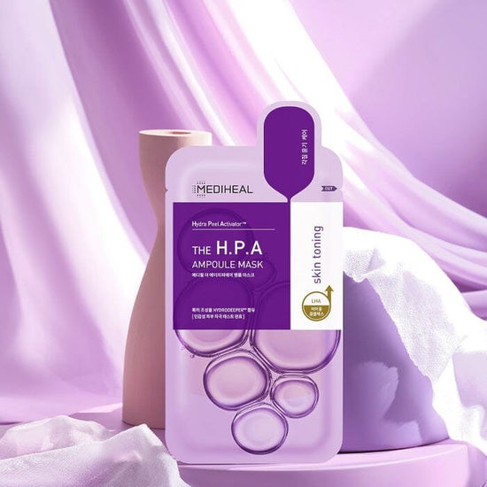 Mediheal The H.P.A Glowing Ampoule Mask. Mediheal قناع أمبولة H.P.A المتوهجة - Princess Cosmetics Qatar