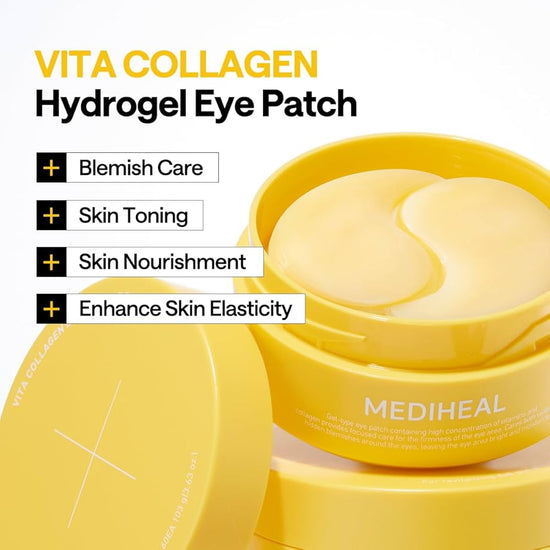 Mediheal Vita Collagen Eye Ampoule Patch (60 Patches) ميديهيل فيتا كولاجين أمبولة العين التصحيح - Princess Cosmetics Qatar