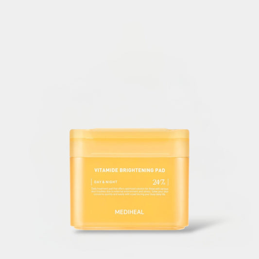 Mediheal Vitamin Brightening Pad (100 pads) وسادة تفتيح فيتامين ميديهيل - Princess Cosmetics Qatar