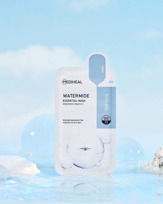 Mediheal Watermide Essential Mask. ميديهيل واترميد ماسك أساسي - Princess Cosmetics Qatar