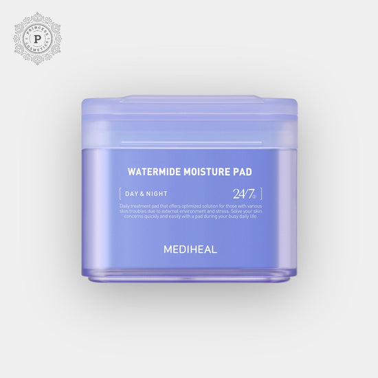 Mediheal Watermide Moisture Pad (100 pads). ميديهيل ووترميد وسادة ترطيب - Princess Cosmetics Qatar