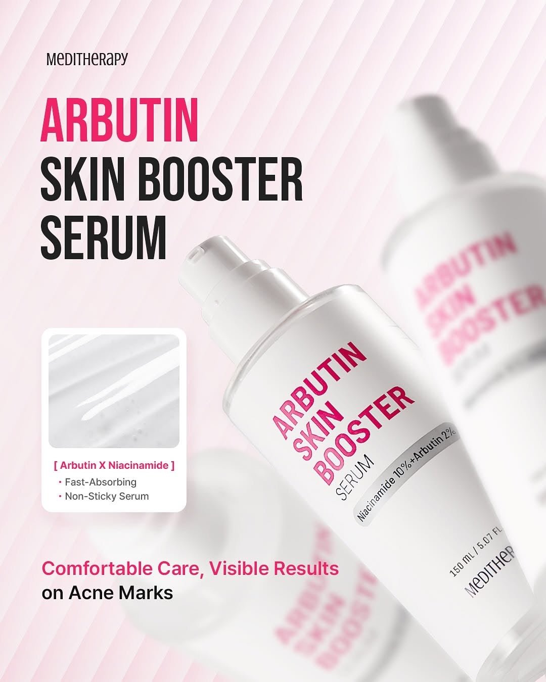 Meditherapy Arbutin Skin Booster Serum 150ml سيروم أربوتين لتعزيز البشرة من ميديثيرابي - Princess Cosmetics Qatar