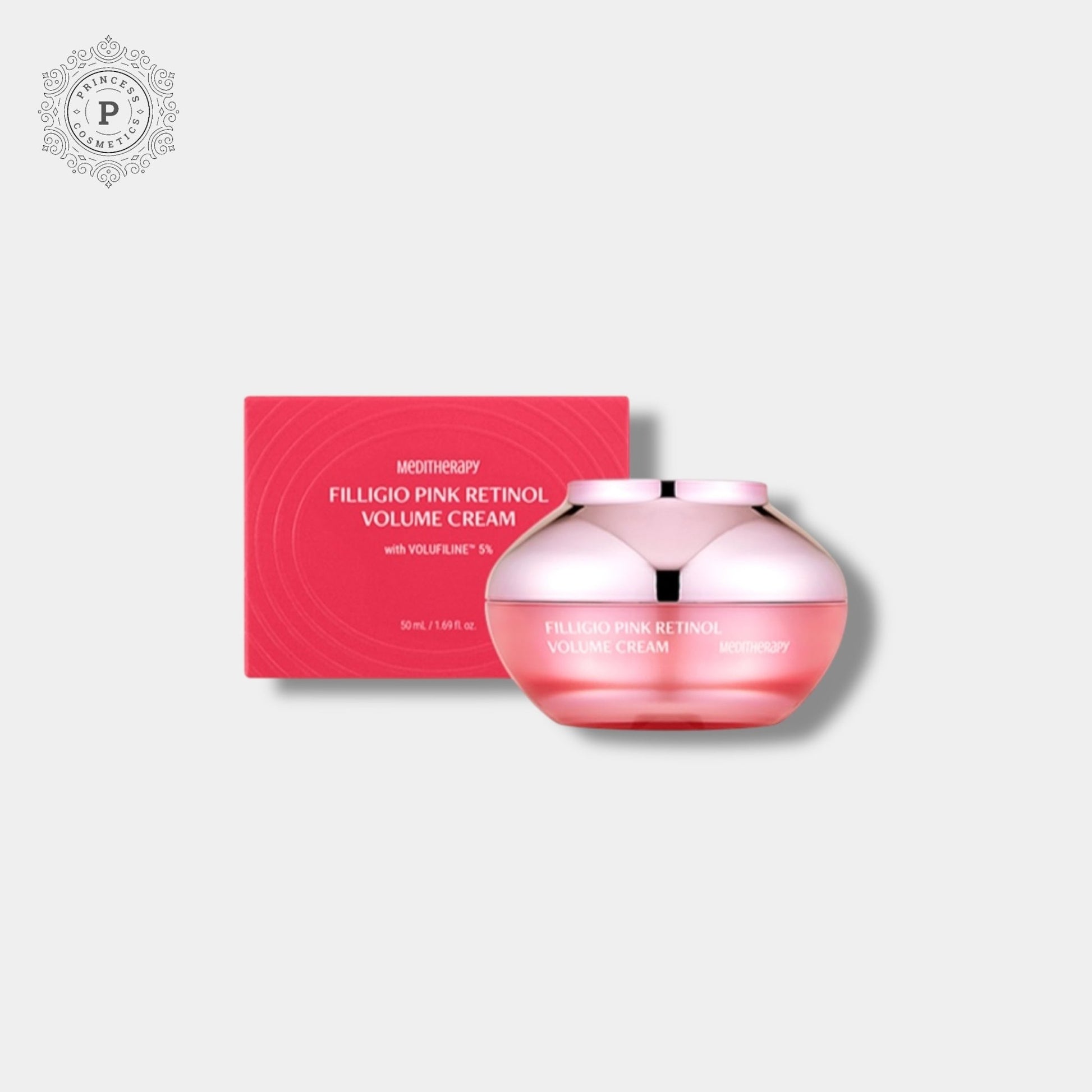 Meditherapy Filligio Pink Retinol Volume Cream 50ml كريم حجم الريتينول الوردي من ميدي ثيرابي فيليجيو - Princess Cosmetics Qatar