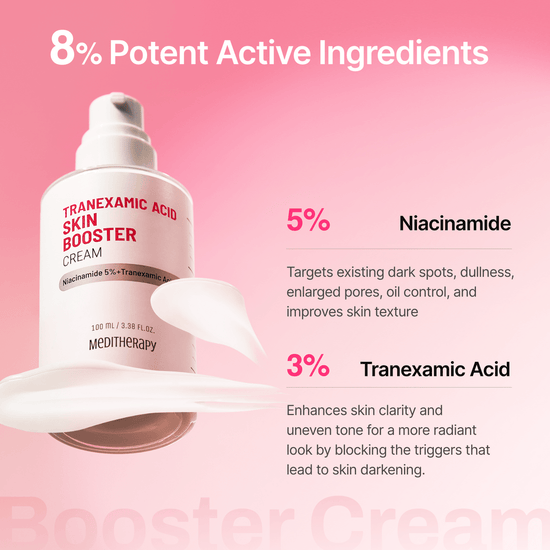 Meditherapy Tranexamic Acid Skin Booster Cream 100ml كريم تعزيز البشرة بحمض الترانيكساميك من ميديثيرابي - Princess Cosmetics Qatar