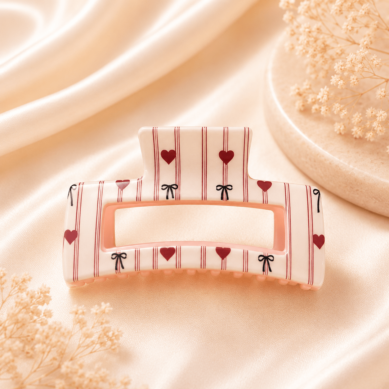 Medium Valentines Hair Clips مشابك شعر متوسطة الحجم لعيد الحب - Princess Cosmetics Qatar