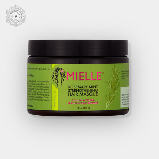 Mielle Organics Rosemary Mint Strengthening Hair Masque 340g. ماسك تقوية الشعر بالروزماري والنعناع من ميلي أورجانيكس 340 جم - Princess Cosmetics Qatar