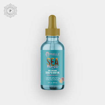 Mielle Organics Sea Moss Anti - Shedding Scalp & Hair Oil 59ml. ميلي أورجانيكس زيت طحالب البحر المضاد لتساقط فروة الرأس والشعر 59 مل - Princess Cosmetics Qatar