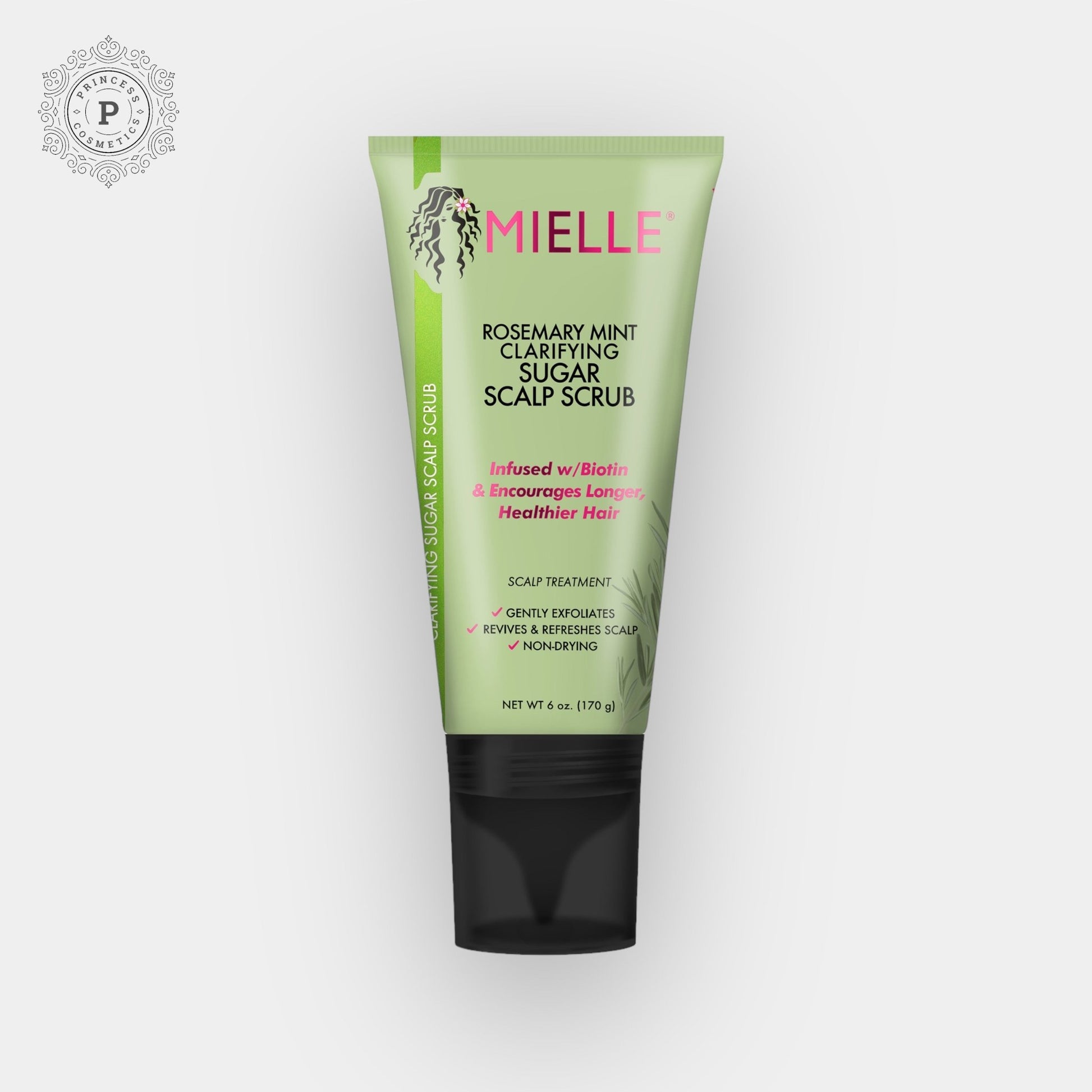 Mielle Rosemary Mint Clarifying Sugar Scalp Scrub 170g. ميلي - مقشر فروة الرأس بالسكر والنعناع - 170 جم - Princess Cosmetics Qatar