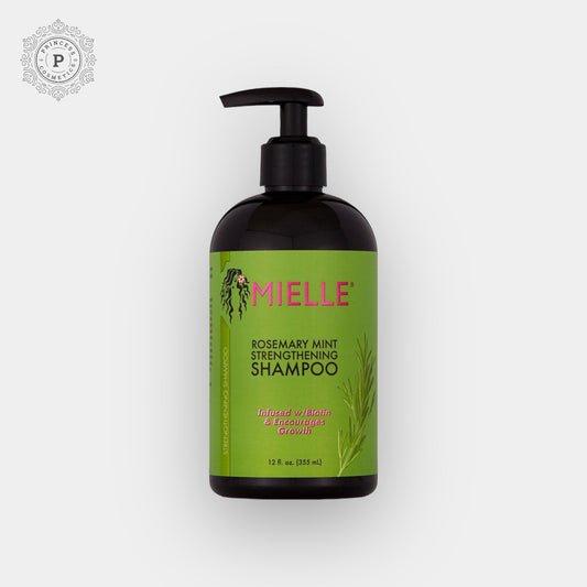 Mielle Rosemary Mint Strengthening Shampoo 355ml. شامبو تقوية ميلي روزماري بالنعناع 355 مل - Princess Cosmetics Qatar