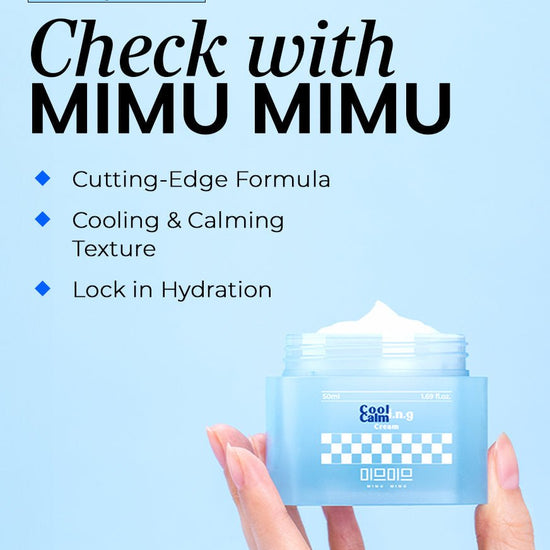 Mimu Mimu Cooling Calming i.n.g Cream 50ml اشرب مشروبًا مهدئًا كريم آي إن جي - Princess Cosmetics Qatar