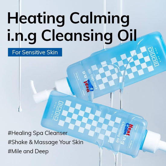 Mimu Mimu Heating Calming i.n.g Cleansing Oil 200ml زيت منظف للتدفئة الشرب الشرب - Princess Cosmetics Qatar