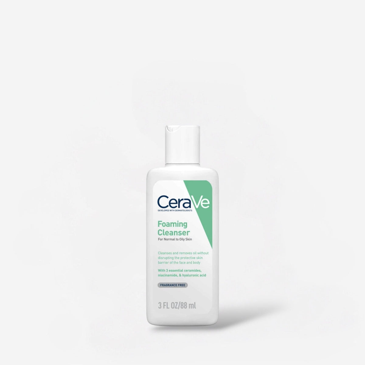 (MINI) Cerave Foaming Cleanser TRAVEL SIZE 88ml غسول سيرافي الرغوي بحجم مناسب للسفر - Princess Cosmetics Qatar