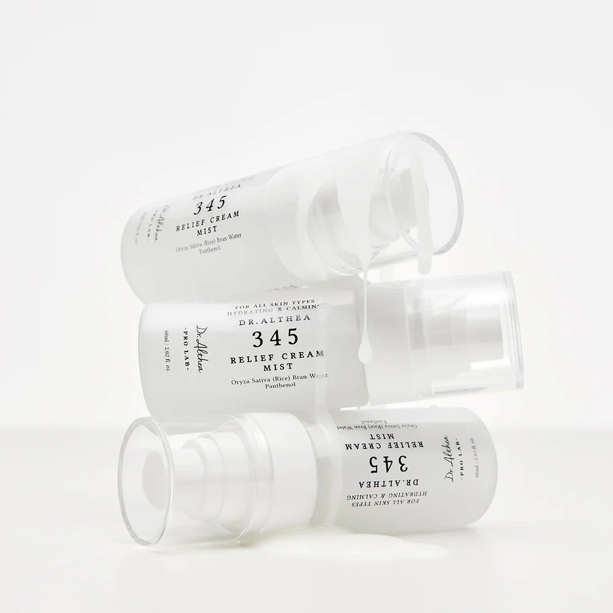 (MINI) Dr. Althea 345 Relief Cream Mist 60ml بخاخ كريم دكتور ألثيا 345 لتخفيف الألم - Princess Cosmetics Qatar