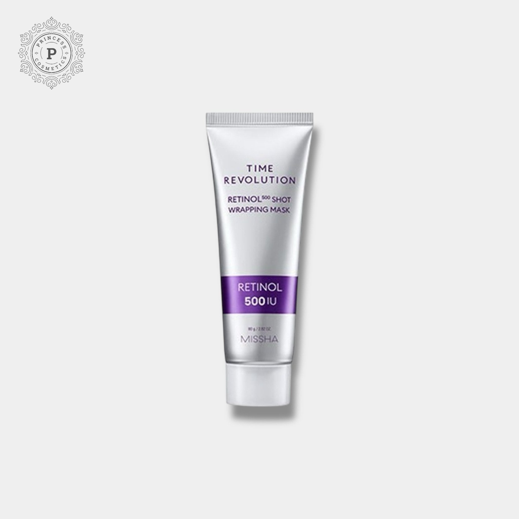 Missha Time Revolution Retinol 500 Shot Wrapping Mask 80g ميشا تايم ري ...