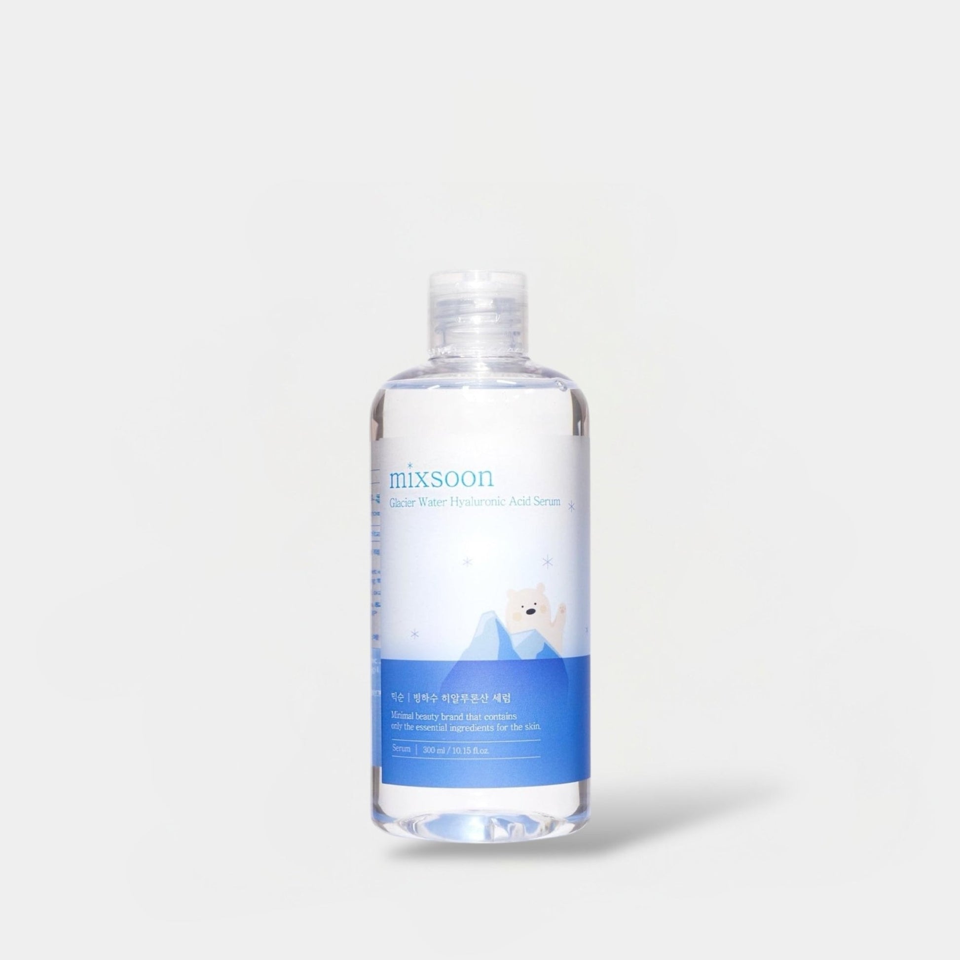 Mixsoon Glacier Water Hyaluronic Acid Serum 300ml. ميكسون جلاسير ووتر سيروم حمض الهيالورونيك - Princess Cosmetics Qatar