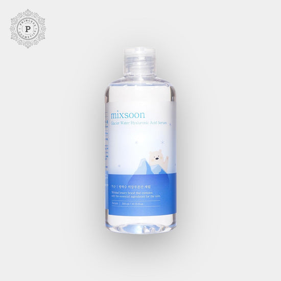 Mixsoon Glacier Water Hyaluronic Acid Serum 300ml. ميكسون جلاسير ووتر سيروم حمض الهيالورونيك - Princess Cosmetics Qatar