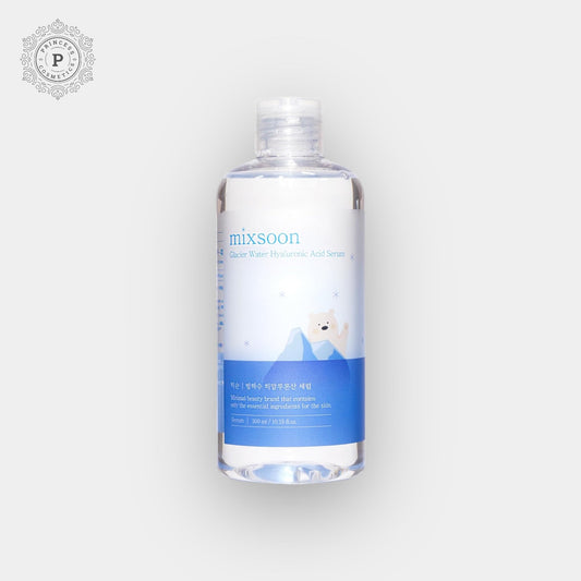 Mixsoon Glacier Water Hyaluronic Acid Serum 300ml. ميكسون جلاسير ووتر سيروم حمض الهيالورونيك - Princess Cosmetics Qatar