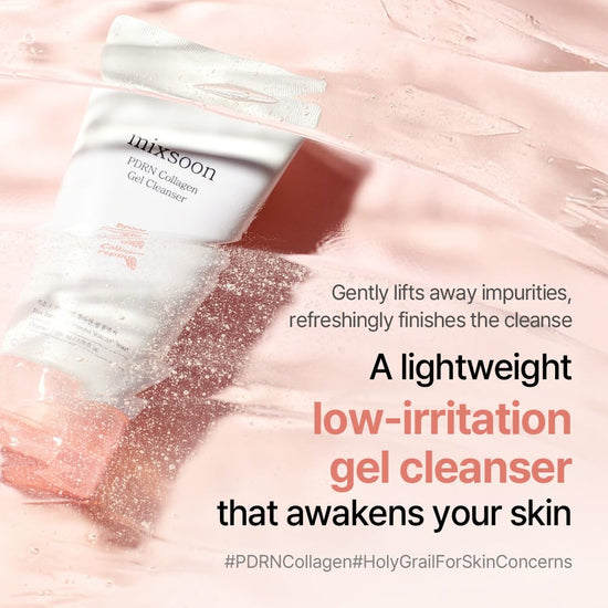 Mixsoon PDRN Collagen Gel Cleanser 100ml منظف جل الكولاجين من ميكسون بي دي آر إن - Princess Cosmetics Qatar