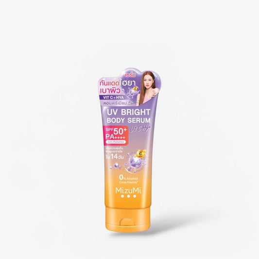 MizuMi UV Bright Body Serum Vit C Hya 180ml سيروم الجسم ميزومي يو في برايت بفيتامين سي وحمض الهيالورونيك - Princess Cosmetics Qatar