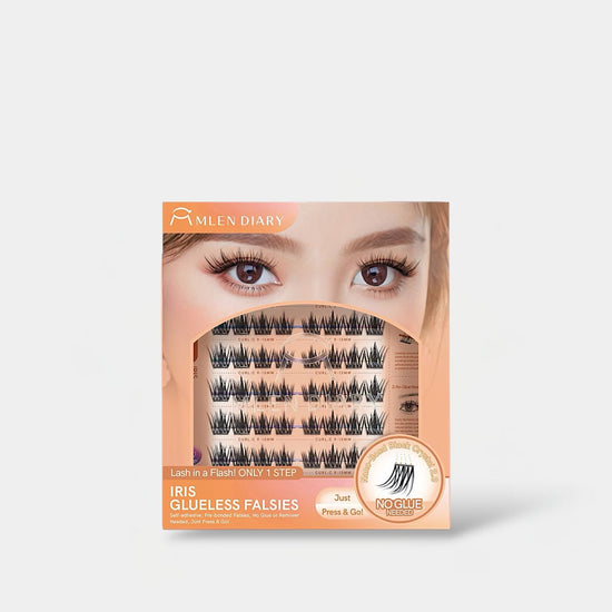 Mlen Dairy Iris Glueless Falsies زهور السوسن المزيفة الخالية من الغراء من مِلين ديري - Princess Cosmetics Qatar