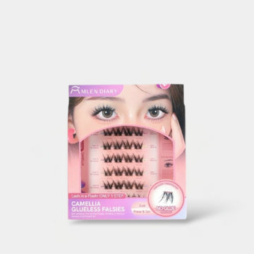 Mlen Diary Camellia Glueless Falsies مذكرات ملين - شرائط الكاميليا المزيفة بدون غراء - Princess Cosmetics Qatar